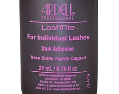 Ardell Lashtite, paquete de 3, adhesivo oscuro para uso diario en pestañas individuales.