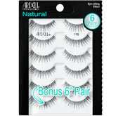 Ardell Natural 110 Black, fibras suaves para un aspecto natural diario.