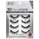 Pestañas Ardell 3D imitacion visón, volumen para look llamativo.
