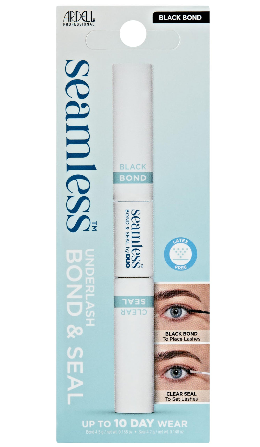 Ardell Seamless Underlash Bond & Seal: botella para fijación duradera en pestañas inferiores.