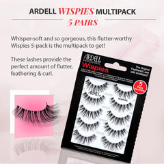 Ardell Wispies: aplicación fácil para un aspecto natural y rápido.