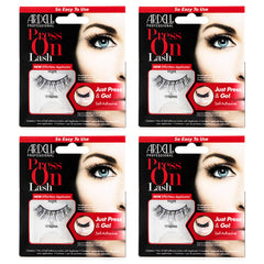 Ardell Wispies con banda autoadhesiva para aplicación rápida y mirada natural.