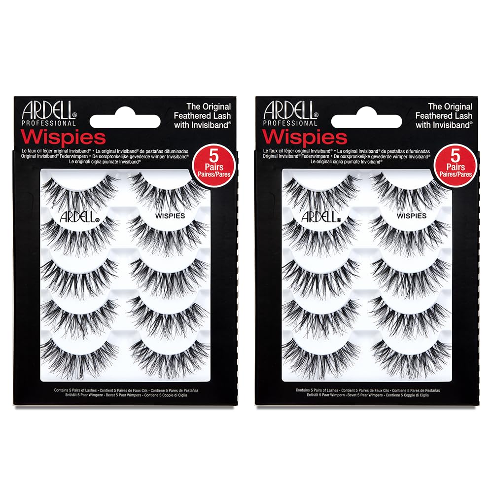Ardell Wispies: pestañas falsas para volumen instantáneo y definición suave.