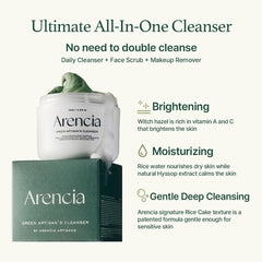 ARENCIA Fórmula con 34 extractos naturales para cuidado de la piel.