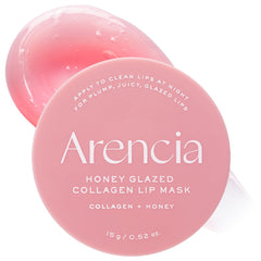 Arencia mascarilla labial colágeno miel para hidratación nocturna profunda