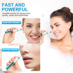 Areyzin recortador nasal-hoja-doble para corte exacto.