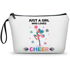ARIosey bolsa de maquillaje para animadoras multicolor, ideal para viajar