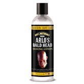 Arlo's loción para afeitar cabeza calva en botella, deslizamiento suave para piel cómoda