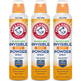 Arm & Hammer polvo invisible para cuerpo en aerosol, controla sudor sin manchas
