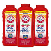 Poudre sportive Arm & Hammer dans la bouteille pour fraîcheur durable durant la journée