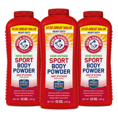 Poudre sportive Arm & Hammer dans la bouteille pour fraîcheur durable durant la journée