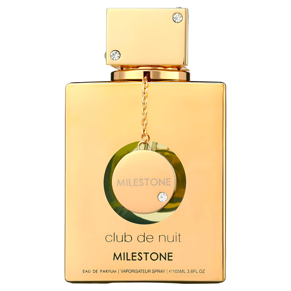 Armaf Club de Nuit Milestone: botella elegante para uso diario y presencia distinguida.