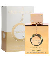 Armaf Club de Nuit Milestone: corazón iris y maderas claras crean una estela suave.