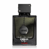 Frasco de Armaf Club De Nuit Urban Elixir, diseño elegante para ocasiones formales.