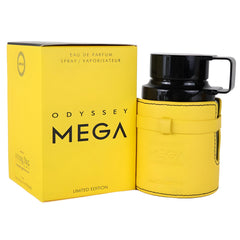 Armaf Odyssey Mega Edicion Limitada, presentación del producto para guardar en bolso o escritorio.