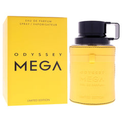 Odyssey EDP de Armaf, detalle de tapa y cierre con diseño seguro.