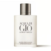 Armani Beauty Acqua di Gio bálsamo post-afeitado: botella elegante para hidratación suave tras el afeitado.