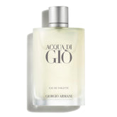 Armani Beauty Acqua di Gio, botella frontal, frescura mediterránea para uso diario.