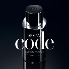 Armani Code Eau de Parfum, notas de mandarina verde, frescura que abre el aroma.