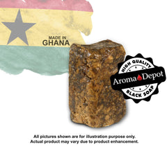 Aroma Depot Jabon Negro Africano, proceso artesanal y color intenso.