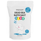 Aromasong Sal Mar Muerto para niños con envase reutilizable, práctico para baños familiares.