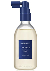 AROMATICA Tónico Purificante de Árbol de Té en botella para controlar la grasa capilar.