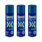 Desodorante Arrid XX Ultra Claro en aerosol para frescura duradera.