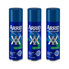 Desodorante Arrid XX Ultra Claro en aerosol para frescura duradera.