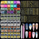 Artdone kit adornos uñas completo para crear manicura creativa en casa