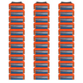Artgol hojas repuesto GL-Fusion 5 Style naranja para un afeitado suave y cercano.