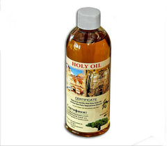 Artículos Religiosos: botella de aceite de unción de Tierra Santa para oraciones y rituales.