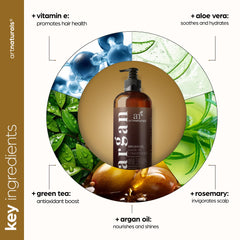 Artnaturals Argán: cabello brillante y suave tras cada uso.