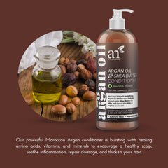 Artnaturals Acondicionador de Argán, cabello rizado gana definición y brillo.