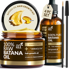 Artnaturals Batana aceite crudo 4oz, nutrir cuero cabelludo.