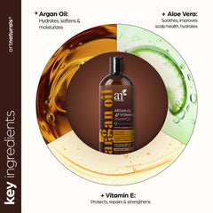 Artnaturals Shampoo keratina aporta brillo y suavidad mientras hidrata.