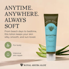 Loción Aruba Aloe Especial - ingredientes aloe vera para calma y nutrición.