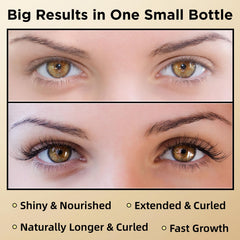 ASAMO Pure Gold application brush for precise lash and brow care.