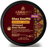 Ashanti Naturals mantequilla de karite batida en frasco, hidratación suave para piel seca