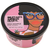 Ashanti Naturals Pink Kisses Souffle, textura cremosa para una piel suave e hidratada.