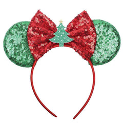 Diadema ASHONE: orejas de ratón brillantes para fiestas y fotos.