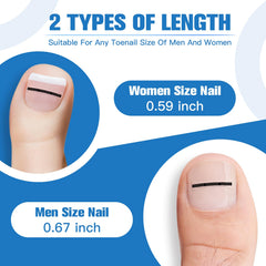 Asinkiher correcteur ongles incarnes flexible et résilient, sans déformation.