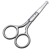 Tijeras AsonTao con punta redonda para nariz, corte seguro de vello nasal sin irritación.