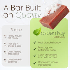 Aspen Kay Naturals Jabon Aloe Vera Orgánico – hidratación suave para piel sensible