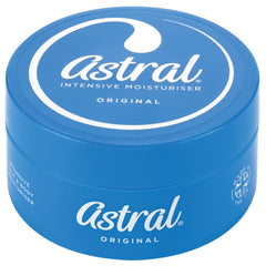 Astral crema hidratante 200ml en envase, protección y nutrición diaria para la piel.