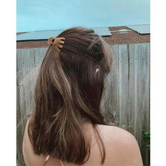 Pinza Atoden para cabello delicado, 1.6 pulgadas, ideal para peinados rápidos.