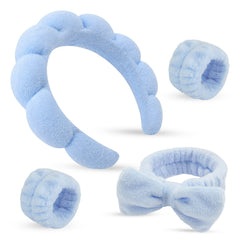 ATROCH diadema spa acolchada mantiene el cabello lejos del rostro durante la limpieza.