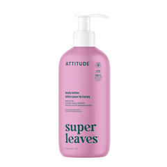 Loción corporal ATTITUDE, botella 16oz, hidratación ligera para piel seca.
