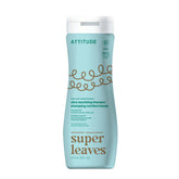 ATTITUDE champú ultra nutritivo para rizos, botella en estante, lavado suave