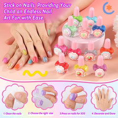 Audab pegatinas brillantes para uñas para diseños personalizables.