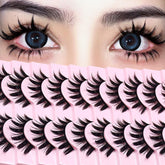 Augenli Pestañas Manga Espiga 10 pares para un look audaz y definido.